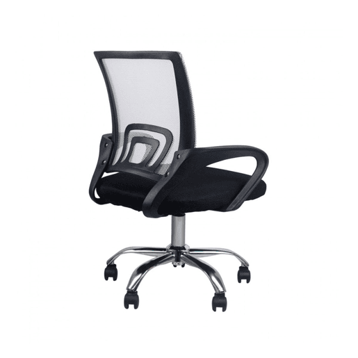 Cadeira Secretária com Rodas Classic Cinzento Claro 95x65x52cm Thinia Home