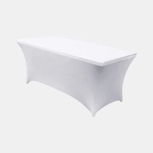 Capa Protetora para Mesa Retangular Branca 150x70x74cm RDM Design&Basic