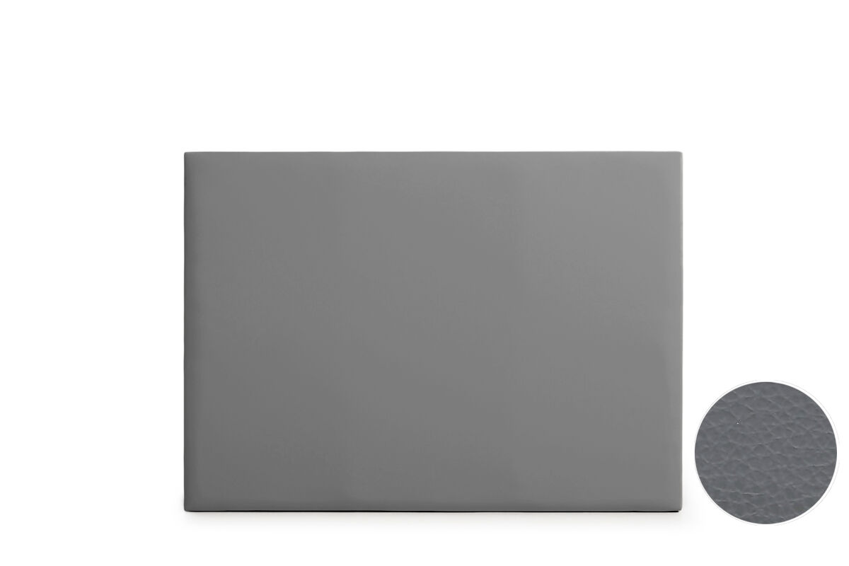 Cabecero Tapizado NEUS Polipiel 100 Gris Oscuro