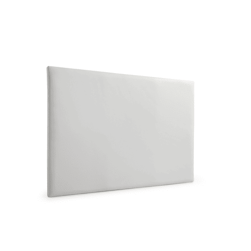 Cabeceira Estofada NEUS Pele Sintética 145x120x5 cm - CINZA CLARO - Moonia
