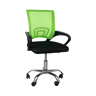 Cadeira Secretária com Rodas Classic Verde 95x65x52cm Thinia Home