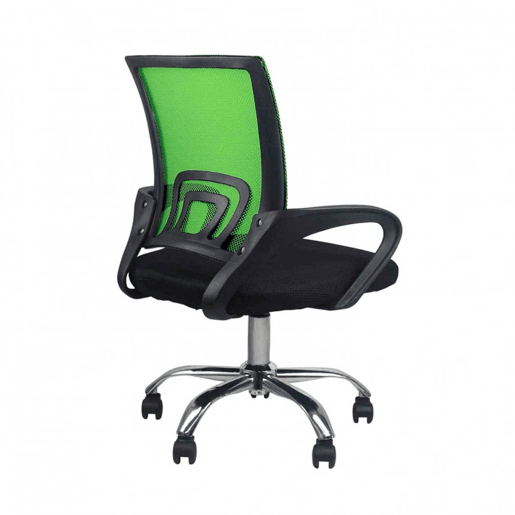 Cadeira Secretária com Rodas Classic Verde 95x65x52cm Thinia Home
