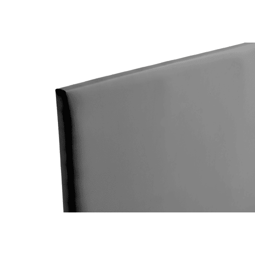 Cabeceira Estofada NEUS Pele Sintética 170x120x5 cm - CINZA ESCURO - Moonia