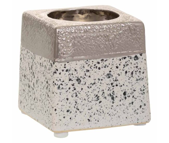 Portavelas de cerámica 7x7x7 cm