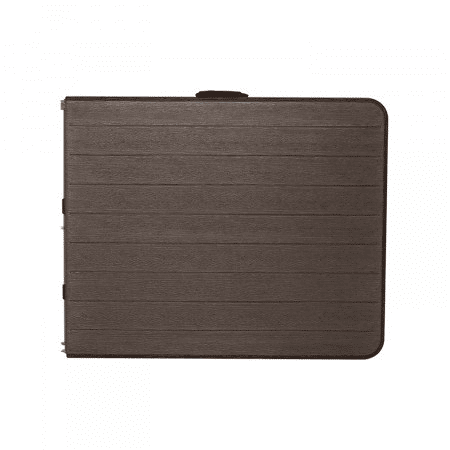 Pacote de 2 mesas dobráveis u200Bu200Bretangulares efeito madeira 180x74x74cm 7house