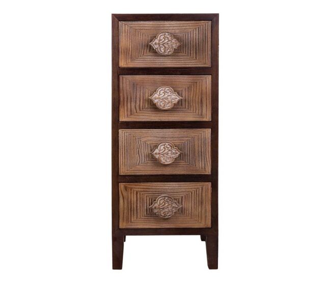 Sinfonier de madera marrón 45x40x110