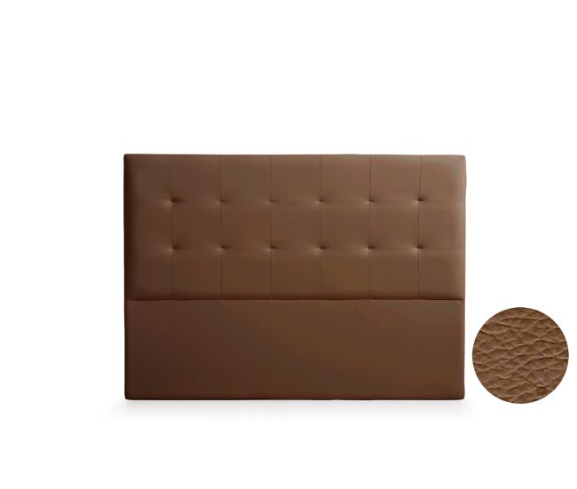 Cabecero tapizado atenea polipiel 210x120x8 cm - moonia