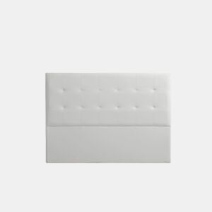 Cabeceira Estofada ATENEA Pele Sintética 170x120x8 cm - CINZA CLARO - Moonia