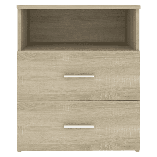 vidaXL Mesa de cabeceira 50x32x60 cm cor carvalho sonoma