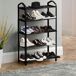 Estantería Zapatero 5 Baldas Sir Thinia Home Estantería Zapatero 5 Baldas Sir Thinia Home Negro