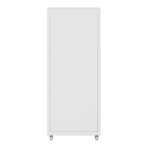 Armário de arquivo móvel Kökar com 5 gavetas 69x28x41 cm aço - Branco mate en.casa