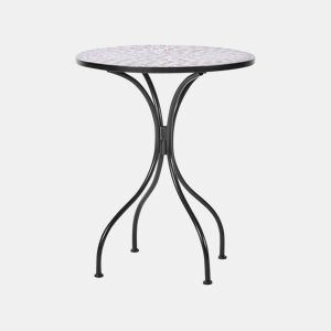 Mesa bistrô CARPINO 60 cm 60 cm Preto