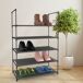 Zapatero Metálico con 5 Baldas Thinia Home Zapatero Metálico con 5 Baldas Thinia Home Plateado