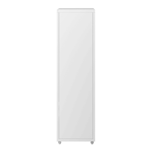 Armário de arquivo móvel Kökar com 8 gavetas 109x28x41 cm aço - Branco en.casa