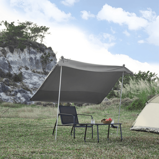Dossel de praia em Lycra Bernheze 4 sacos recarregáveis 200x200x170cm - Cinzento pro.tec