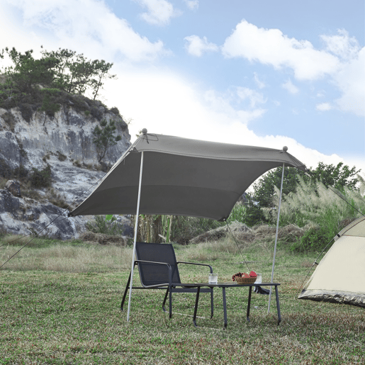 Dossel de praia em Lycra Bernheze 4 sacos recarregáveis 200x200x170cm - Cinzento pro.tec