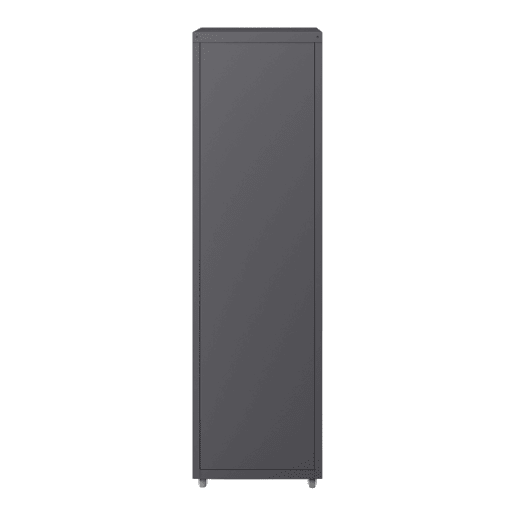Armário de arquivo móvel Kökar com 8 gavetas 109x28x41 cm aço - Cinzento escuro en.casa