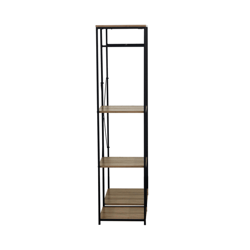 Cabide de metal e madeira Oilu 167x90x40,4cm 7house