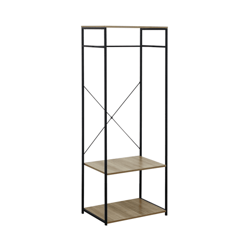 Cabide de metal e madeira Oinu 167x60x40,4cm 7house