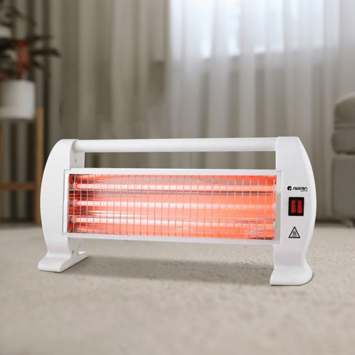 Fogão de quartzo horizontal branco Raydan Home Fogão de quartzo horizontal branco Raydan Home