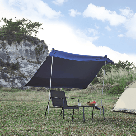 Dossel de praia em Lycra Bernheze 4 sacos recarregáveis 270x270x210cm - Azul pro.tec