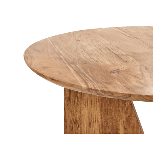 Mesa de jantar ARRAN Castanho 100 cm 100 cm Madeira de acácia