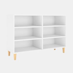 vidaXL Aparador 103,5x35x70 cm derivados de madeira branco