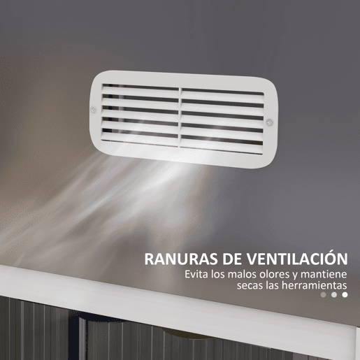 Outsunny Abrigo de Jardim 2,7 m² 238x132x198,5 cm Abrigo de Exterior Metálico com Base Prateleiras Ajustáveis 2 Portas de Correr e 2 Janelas de Ventilação Cinza Escuro