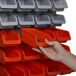 Set Estante 44 Pieza PP DURHAND Set Estante 44 Pieza PP DURHAND Rojo