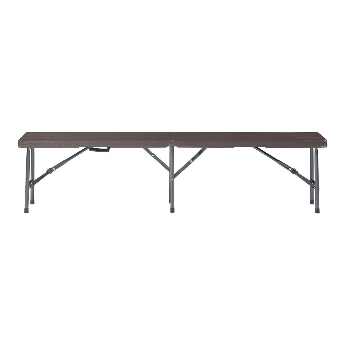 Banco plegable Lillestrøm para 4 personas metal/plástico