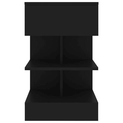 vidaXL Mesa de cabeceira 40x35x65 cm derivados de madeira preto vidaXL Mesa de cabeceira 40x35x65 cm derivados de madeira preto