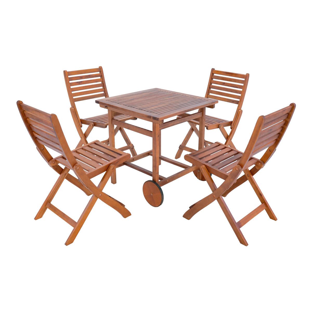 Set de muebles de jardín Ancarano 5 piezas