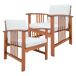 Conjunto de muebles de jardín Brissogne 4 piezas Conjunto de muebles de jardín Brissogne 4 piezas Madera