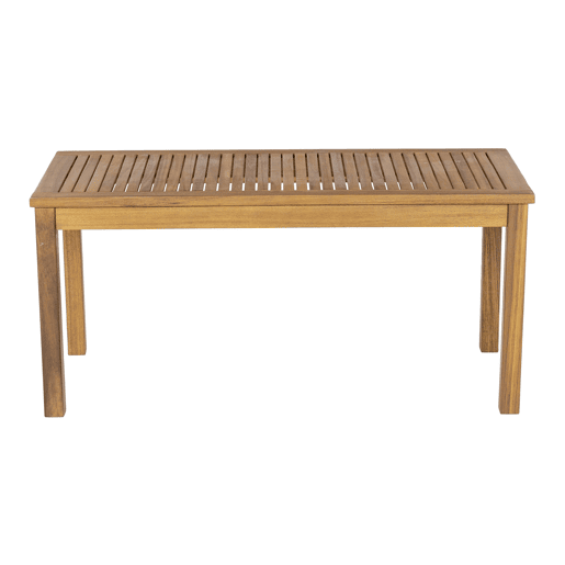 Conjunto de mobiliário de jardim Candela 4 peças acácia - Efeito madeiraBege casa.pro