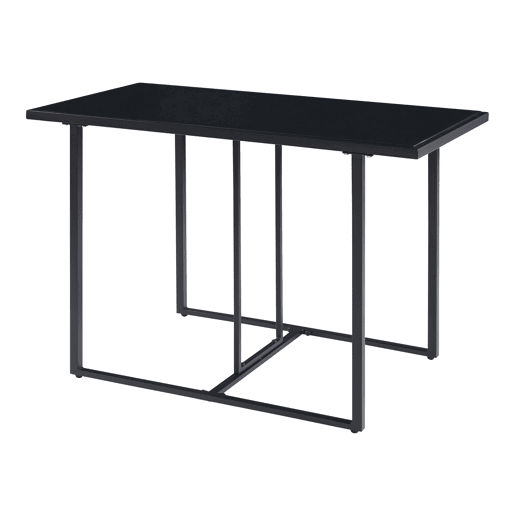 Conjunto de Mobiliário de Jardim Accadia 3 Peças AçoCordão - PretoCastanho casa.pro