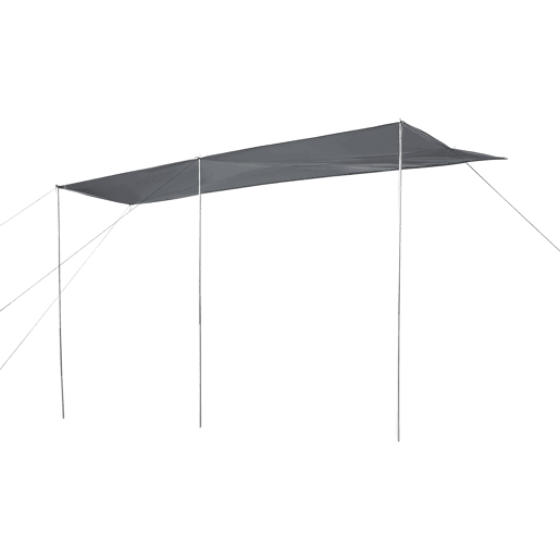 Toldo para caravanas Beuningen - 400x240x235cm - Cinzento pro.tec