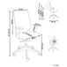 Beliani Silla de oficina VIRTUOSO Beliani Silla de oficina VIRTUOSO Azul