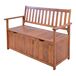Banco Avenzzano con compartimento madera de acacia Banco Avenzzano con compartimento madera de acacia Natural