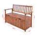 Banco Avenzzano con compartimento madera de acacia Banco Avenzzano con compartimento madera de acacia Natural