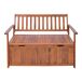 Banco Avenzzano con compartimento madera de acacia Banco Avenzzano con compartimento madera de acacia Natural