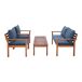 Conjunto de muebles de jardín Brittoli 4 piezas Conjunto de muebles de jardín Brittoli 4 piezas Madera