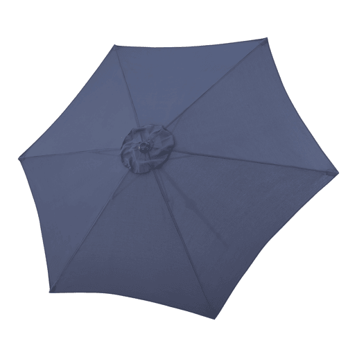 Guarda-sol Altino para terraço exterior com dobradiça de aço Ø 270 x 235 cm - Azul marinho casa.pro