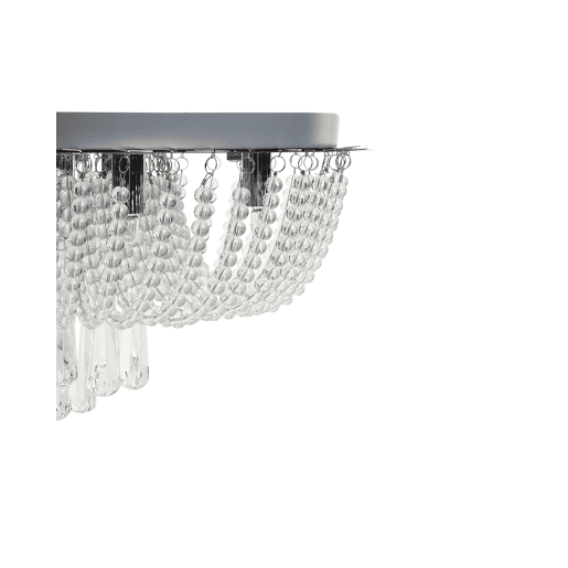 Lustre DORNAS Cristal Prateado Lustre DORNAS Cristal Prateado