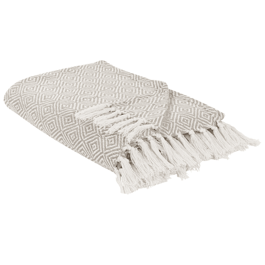 Colcha TOUTLI Algodão 220 x 240 cm Taupe