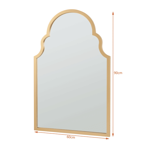 Espelho de parede Hämeenkyrö design atrativo MDF 90x60cm - Doraco pt.casa Espelho de parede Hämeenkyrö design atrativo MDF 90x60cm - Doraco pt.casa