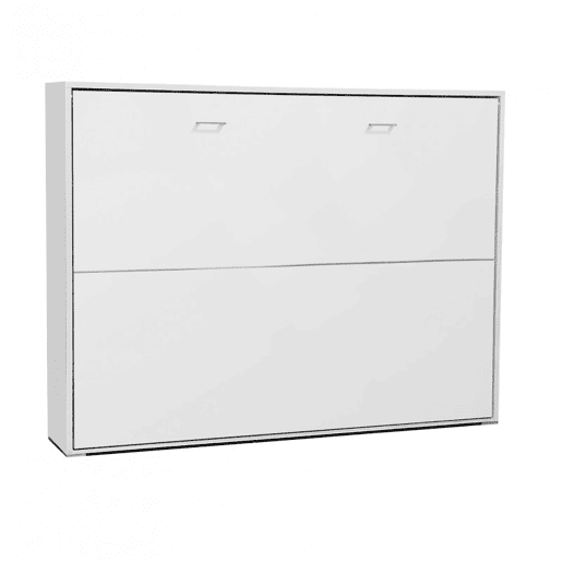 Cama dobrável aglomerado melamina branca 135x190cm