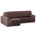 Funda de Sofá Adaptable Roc Chaise Longue Brazo Largo Izquierda Funda de Sofá Adaptable Roc Chaise Longue Brazo Largo Izquierda Marrón