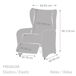 Funda para Sillón Relax Roc 1 Plaza Funda para Sillón Relax Roc 1 Plaza Arena