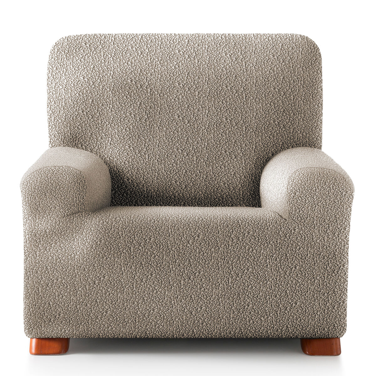 Funda sillón bielastica adaptable   roc 1 plaza (80-130 cm) lino