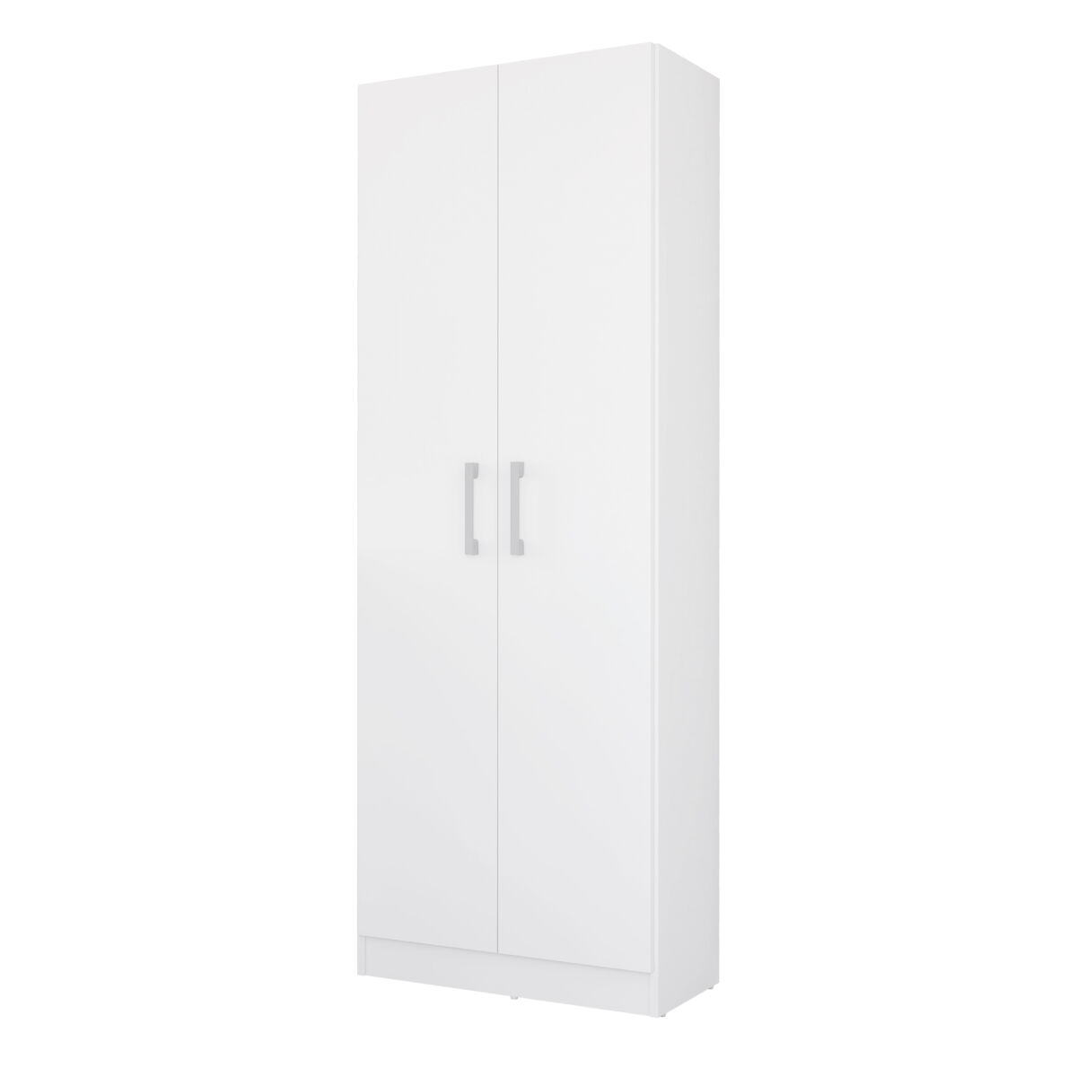 Buyqualia Armario alto Multiusos/Escobero con dos puertas